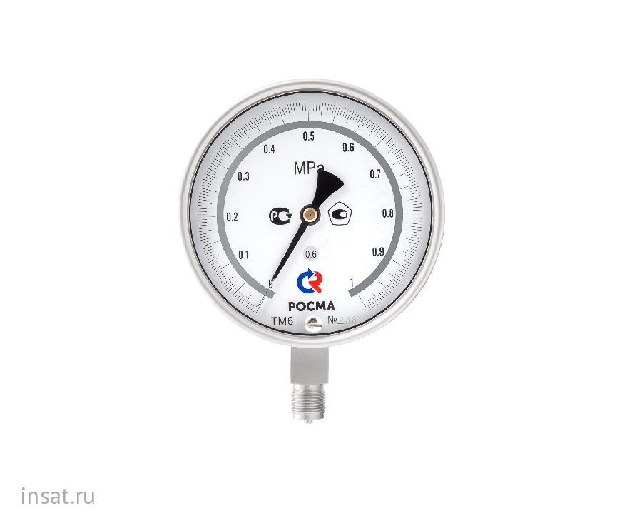 Манометр ТМ6 (ТМ-621 РМТИ) РОСМА - цена, описание, характеристики - ИнСАТ